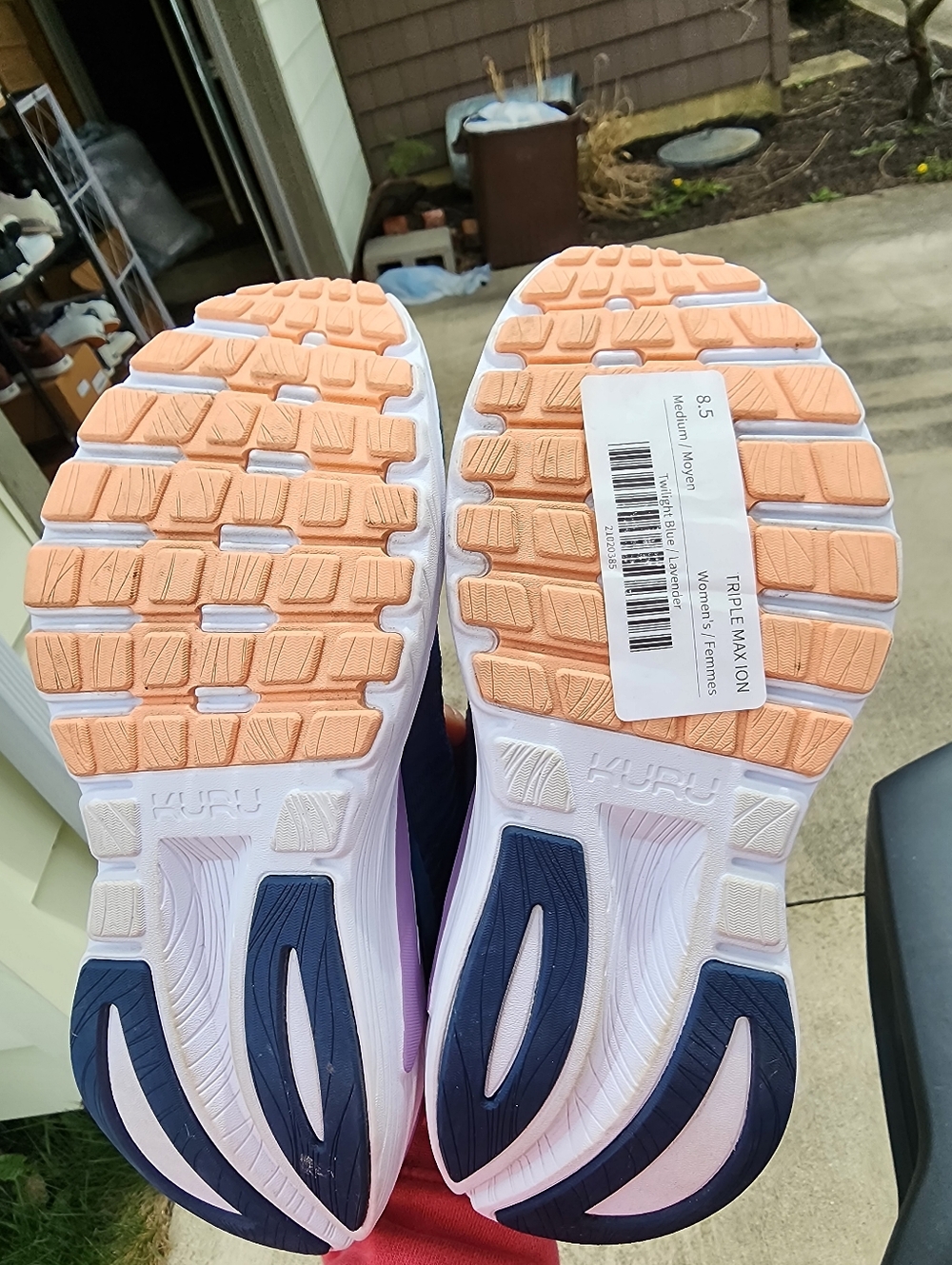 KURU Triple MAX Ion Blue with Purple Accent Women's Athletic Shoe! - Picture 7 of 7